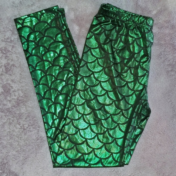 None Pants - ⚡2/$10 NWOT festival mermaid leggings.